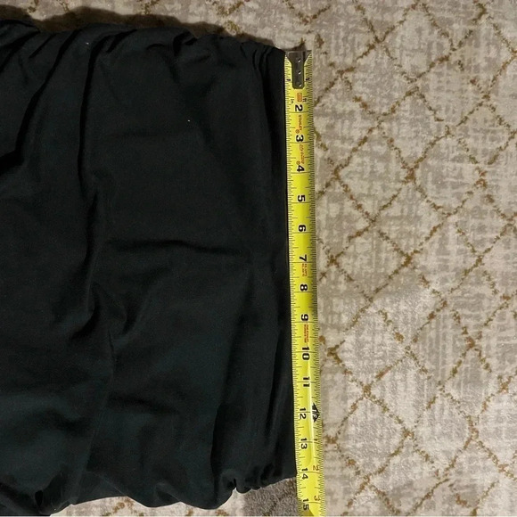 Marika Tek Skirted Leggings Womens M Black Grey Stretch Cropped Capri Active - Picture 6 of 8